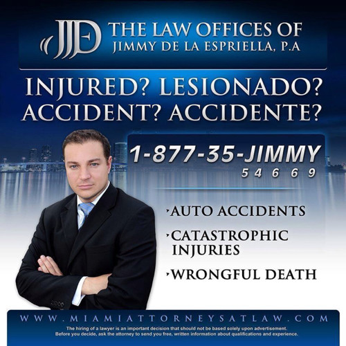 Jimmy De La Espriella - Spanish speaking lawyer in Miami FL
