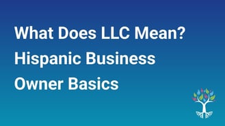What Does LLC Mean? Hispanic Business Owner Basics